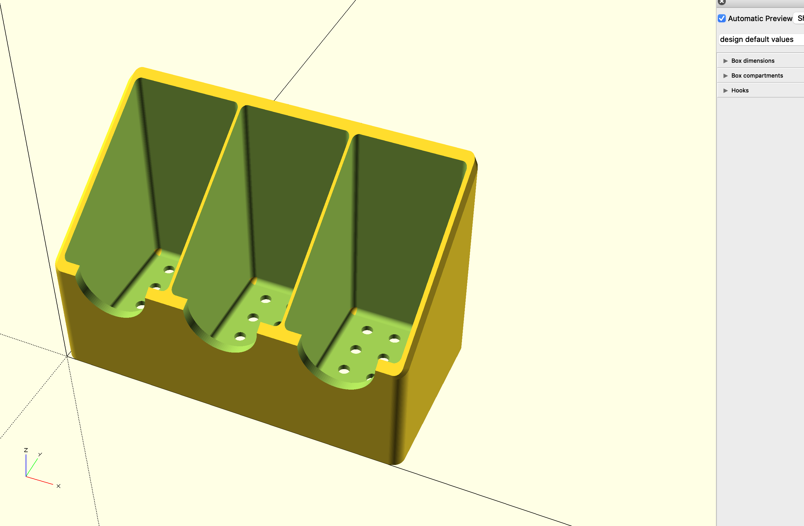 SKÅDIS Box (OpenSCAD) — miniatura 16