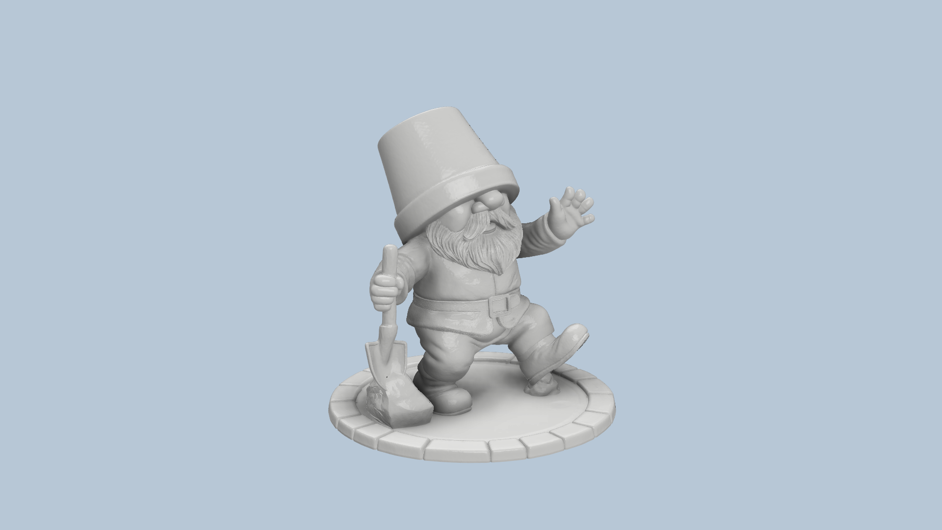 Garden Gnome Funny Hi-Res