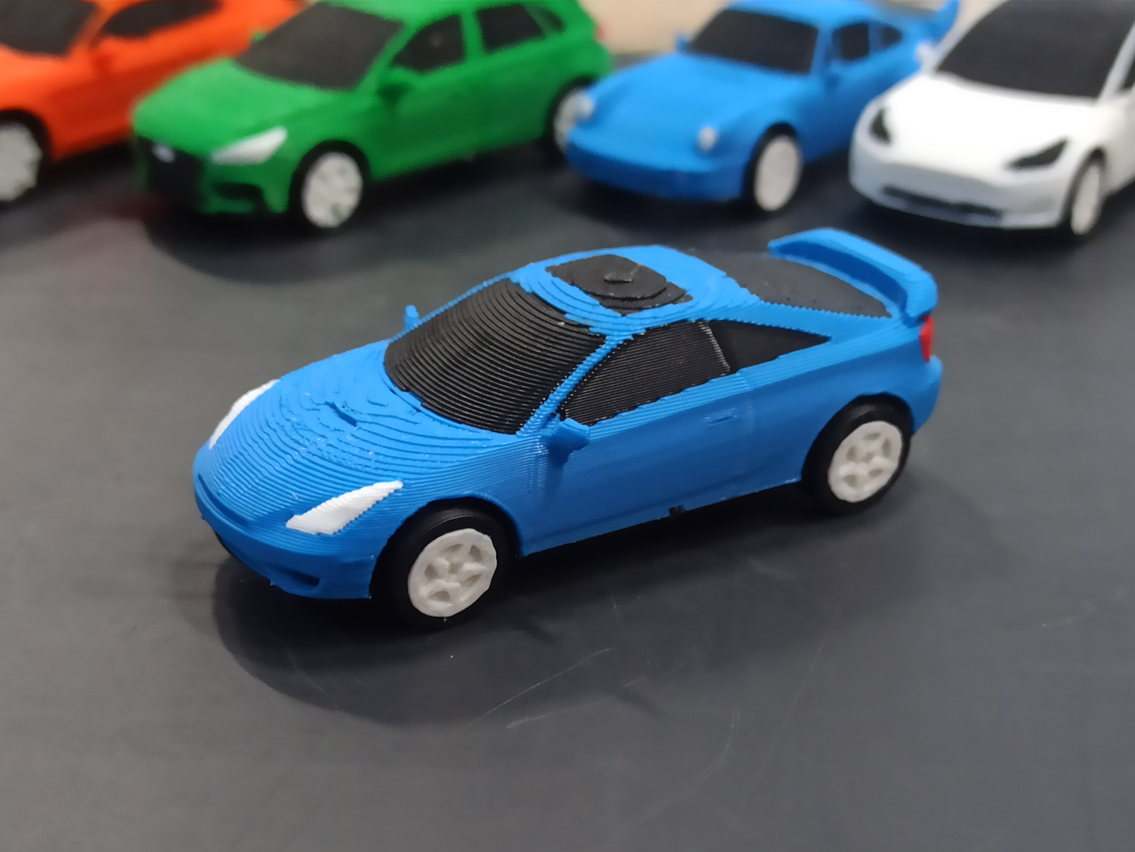 Panneau Cadre Central Avant Toyota Celica Gen 7 Bleu - Pièce Détachée Occasion