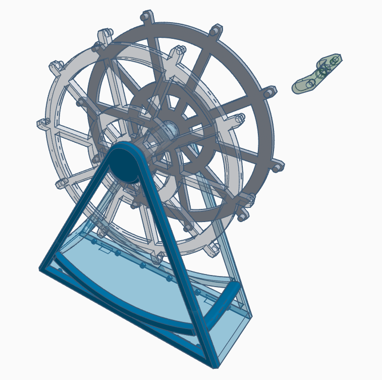 Ferris Wheel of Rings (with pins)
