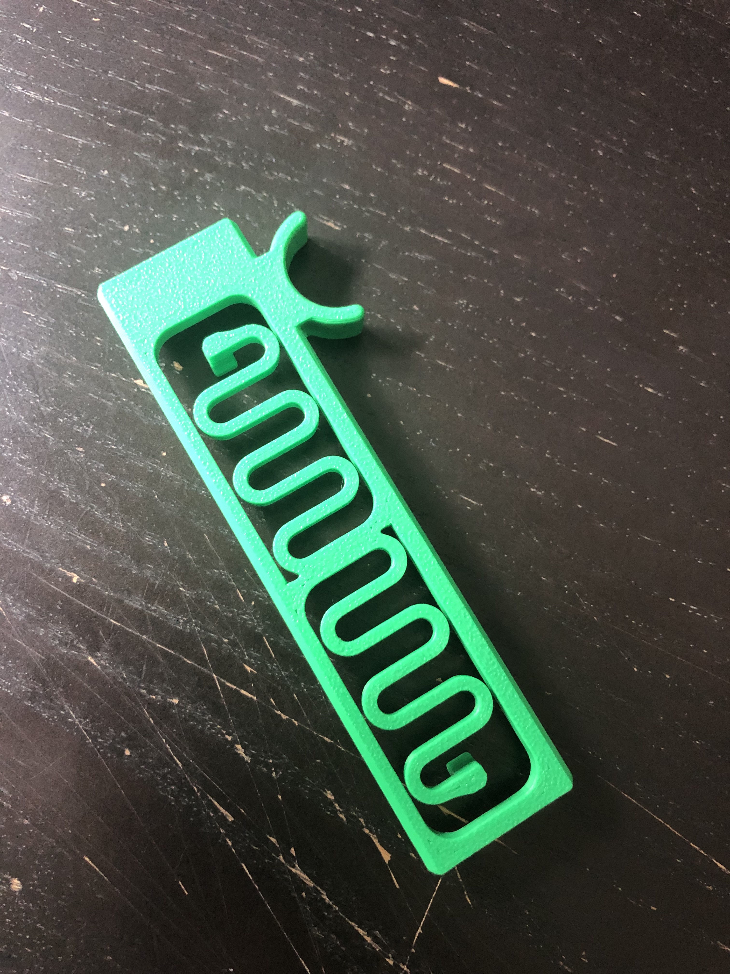 Ergonomic slider for OTF fidget