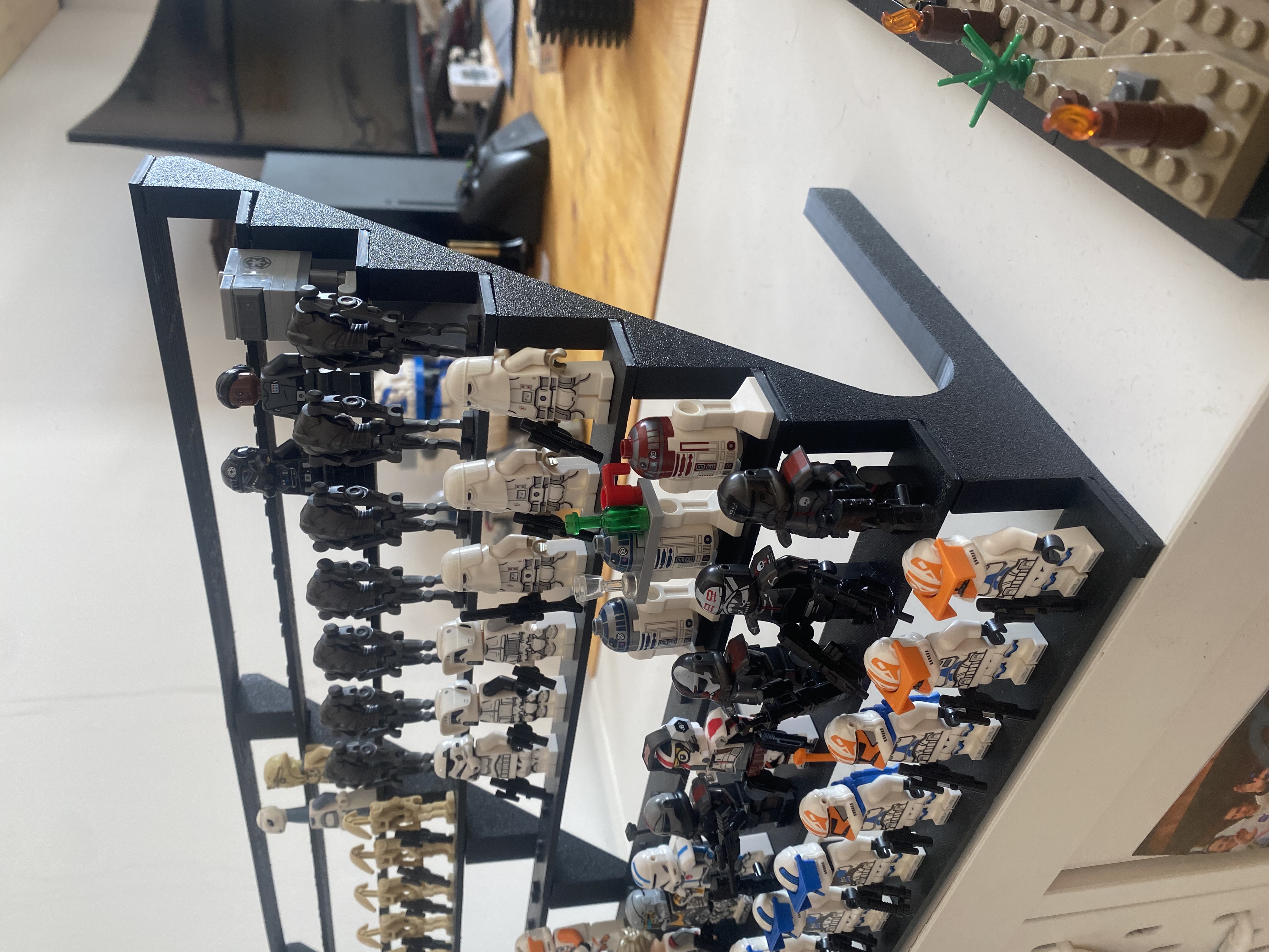 Lego figure grandstand