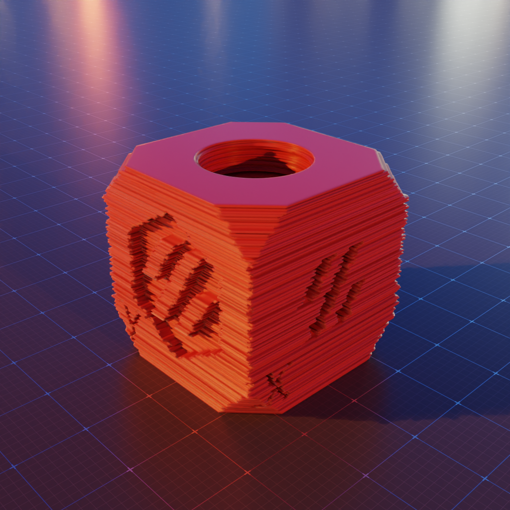 Layer Shifted Calibration Cube
