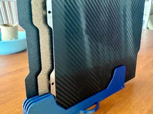 Print bed holder for 3 beds