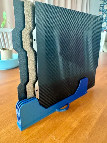 Print bed holder for 3 beds