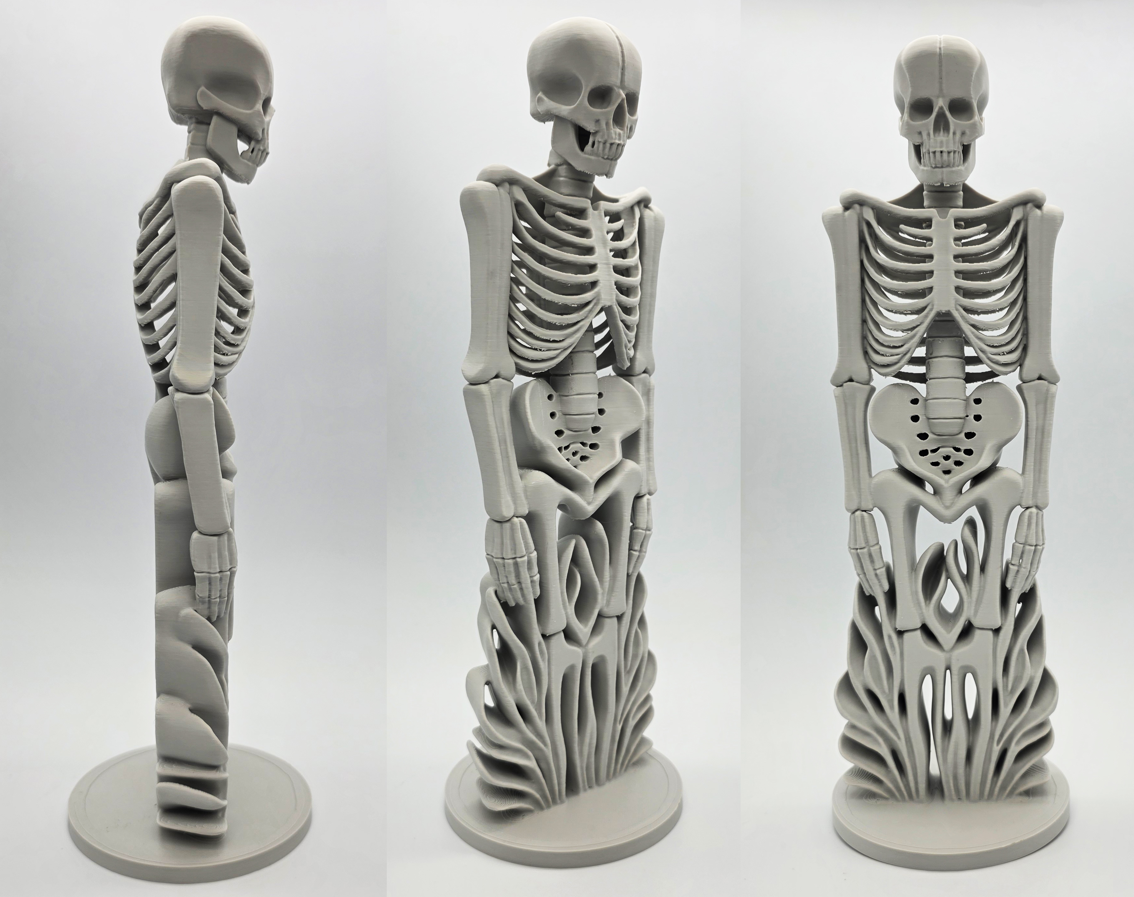 Gothic Skeleton Statue