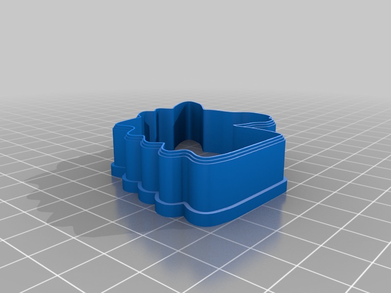 Miniatura 3 do modelo 3D Unicorn Cookie Cutter