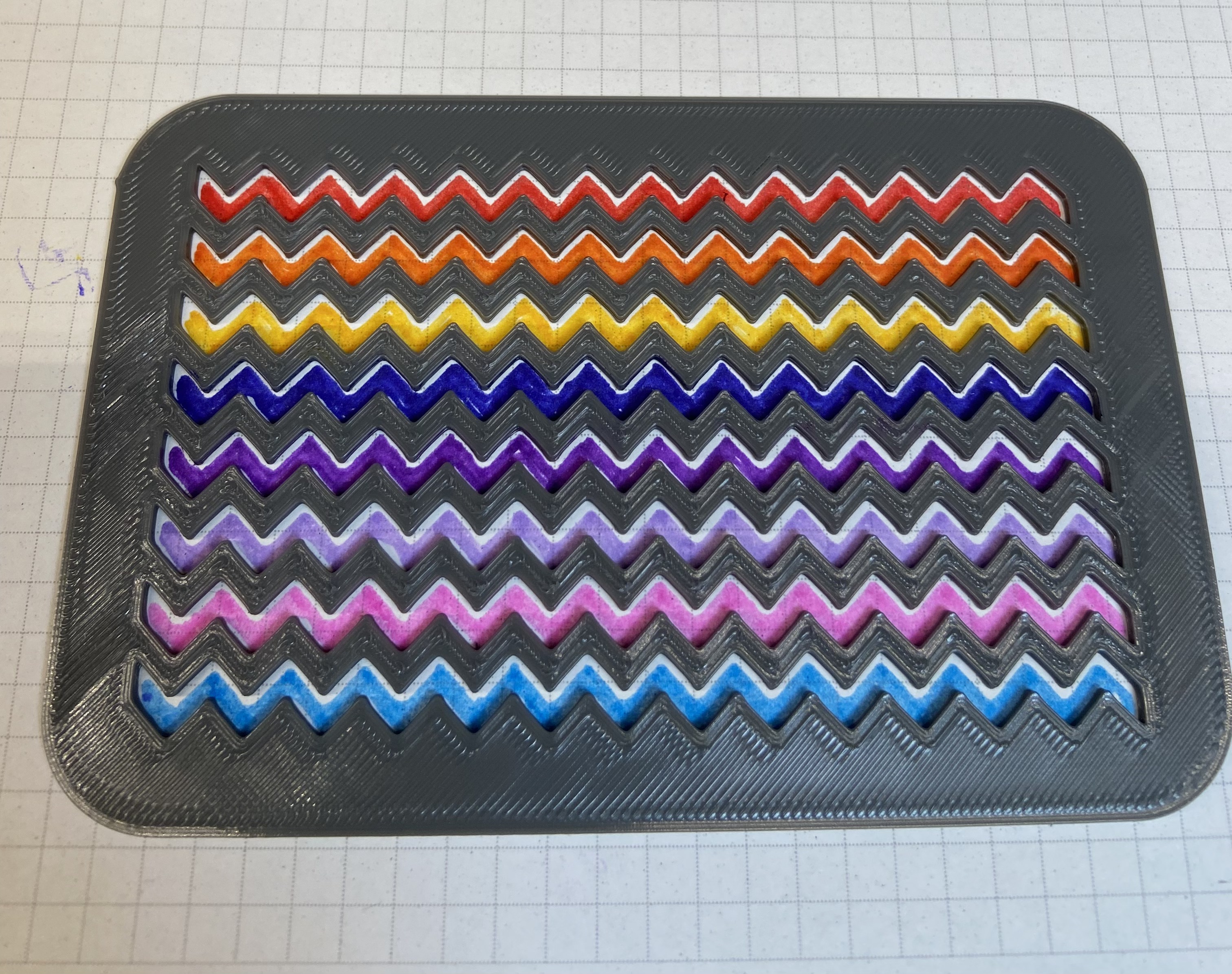 ZIG ZAG Desen Sabağı (Sadece Plastik Aparattır!!!)