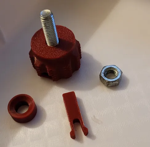BOUTON MOLETE M3 & M6 - KNURLED KNOB