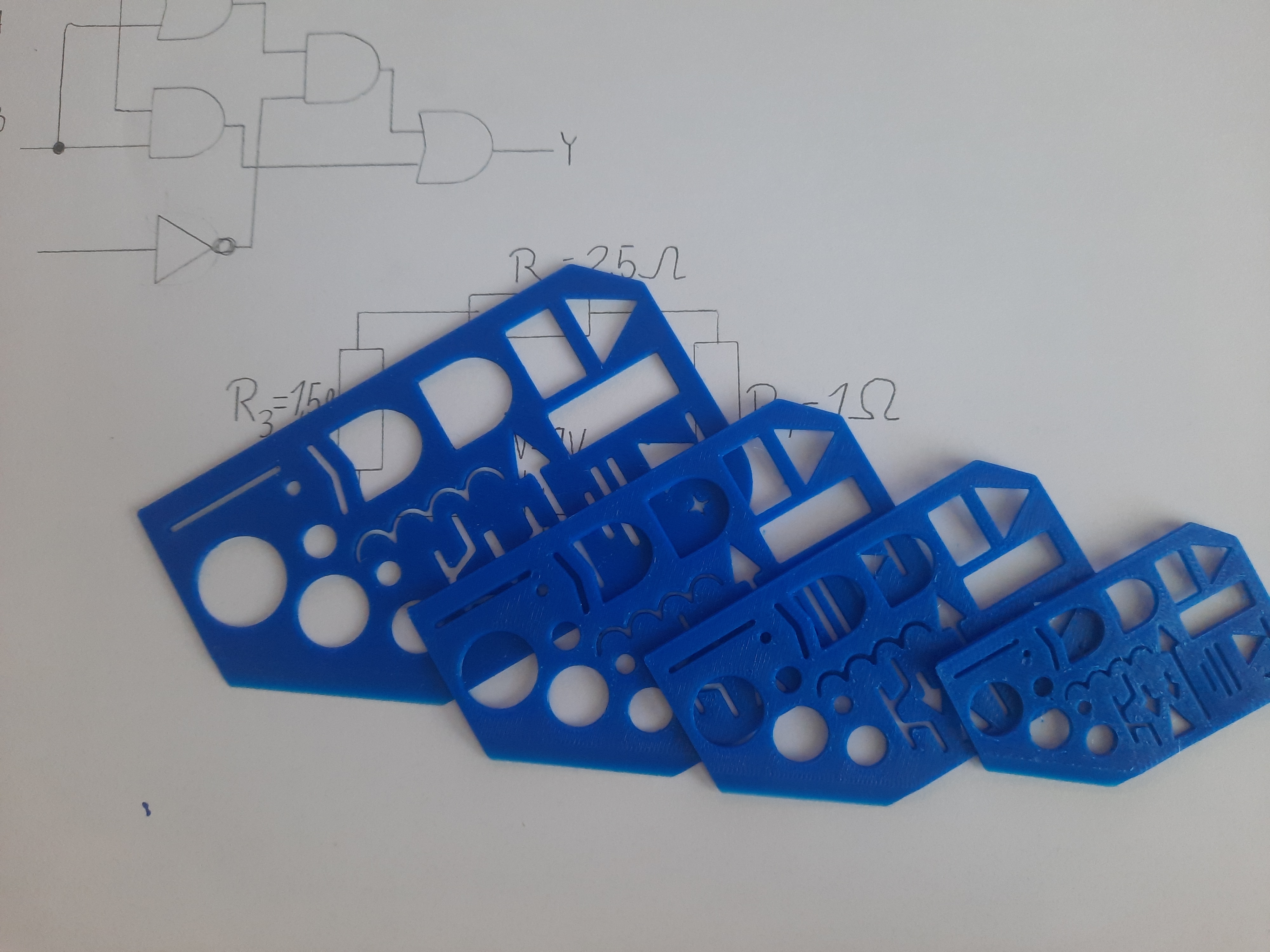 Miniatura 2 do modelo 3D Electrical Diagrams Template
