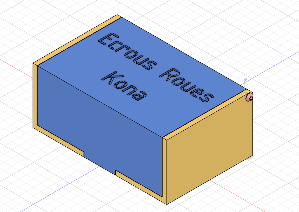 Hyundai Kona Wheel Locks or Nuts Storage Box [REMIX] by jcjames_13009