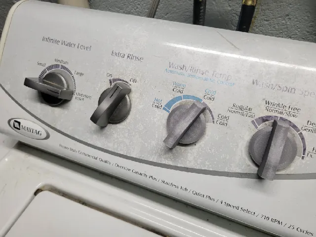 Maytag Washing Machine Knob