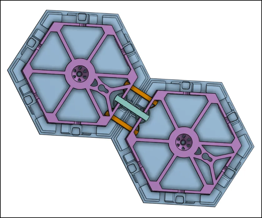 Official) Nanoleaf Hexagon Flexible Mounting & Connectors by