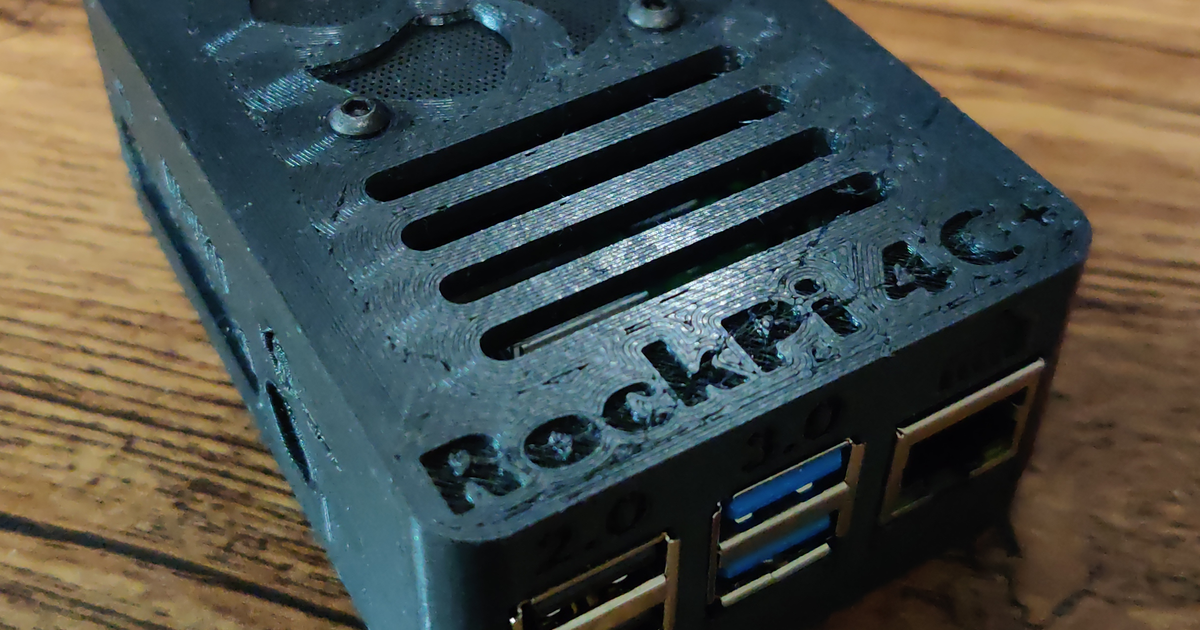 Radxa Rock Pi 4C+ Case (Smaller Version) by Natanox | Download free STL ...