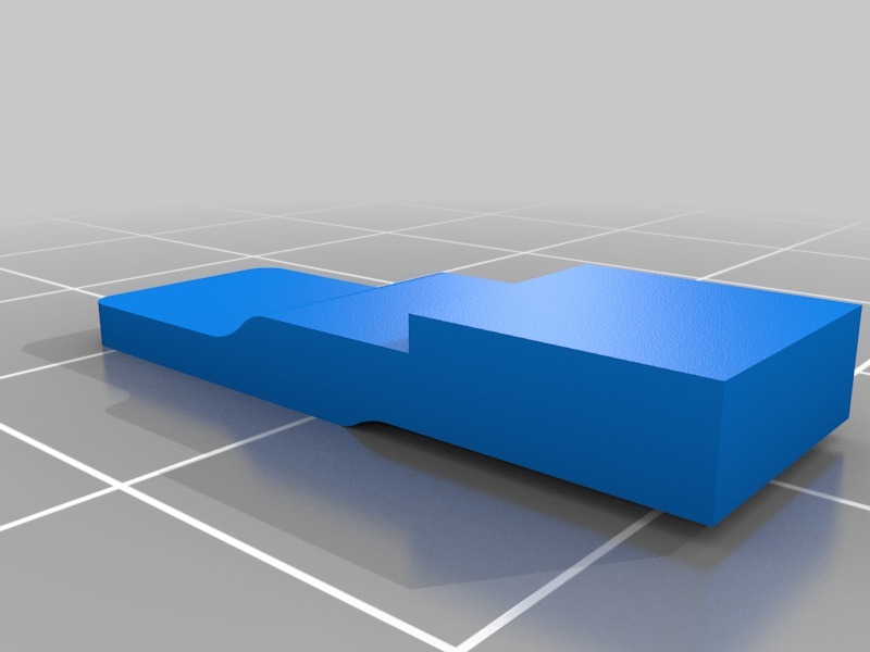 Offset Y Endstop Flag for Linear Rails Standard HEVO Hotend Mount