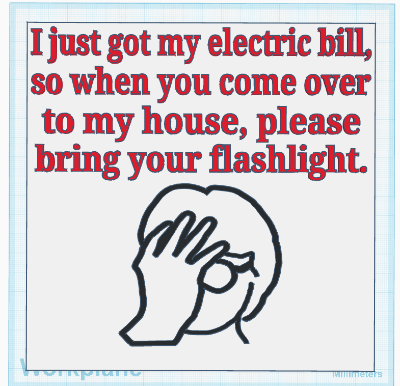 Flashlight Sign