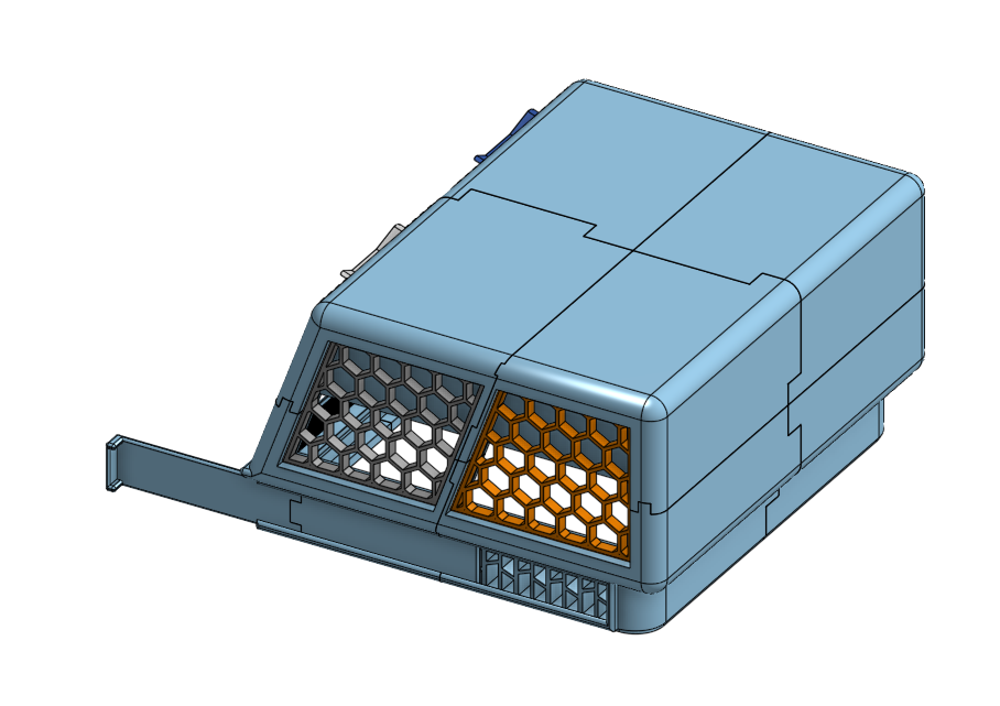 Bambulab X1 series riser — miniatura 3