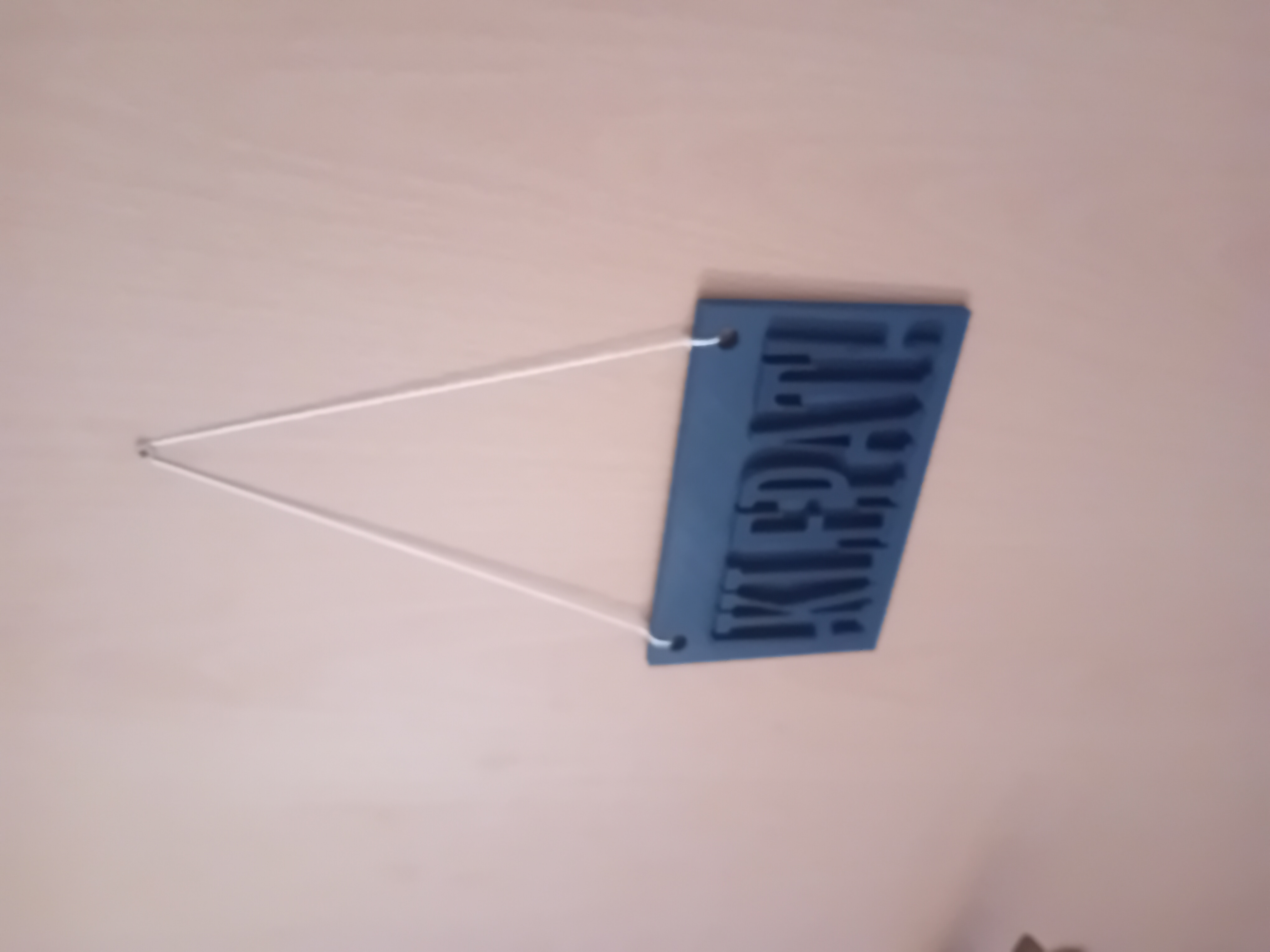 KNOCK sign by Venda11 | Download free STL model | Printables.com