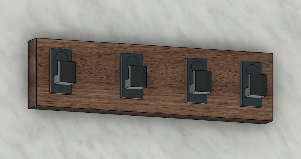 Wall hooks for towels by Jaroslav Troščák