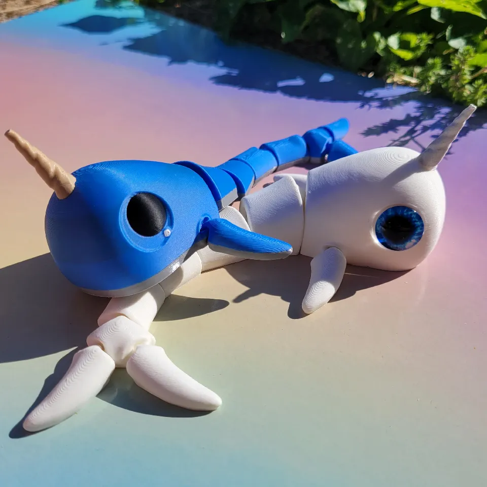 Flexi Narwhal by Peter Prints | Download free STL model