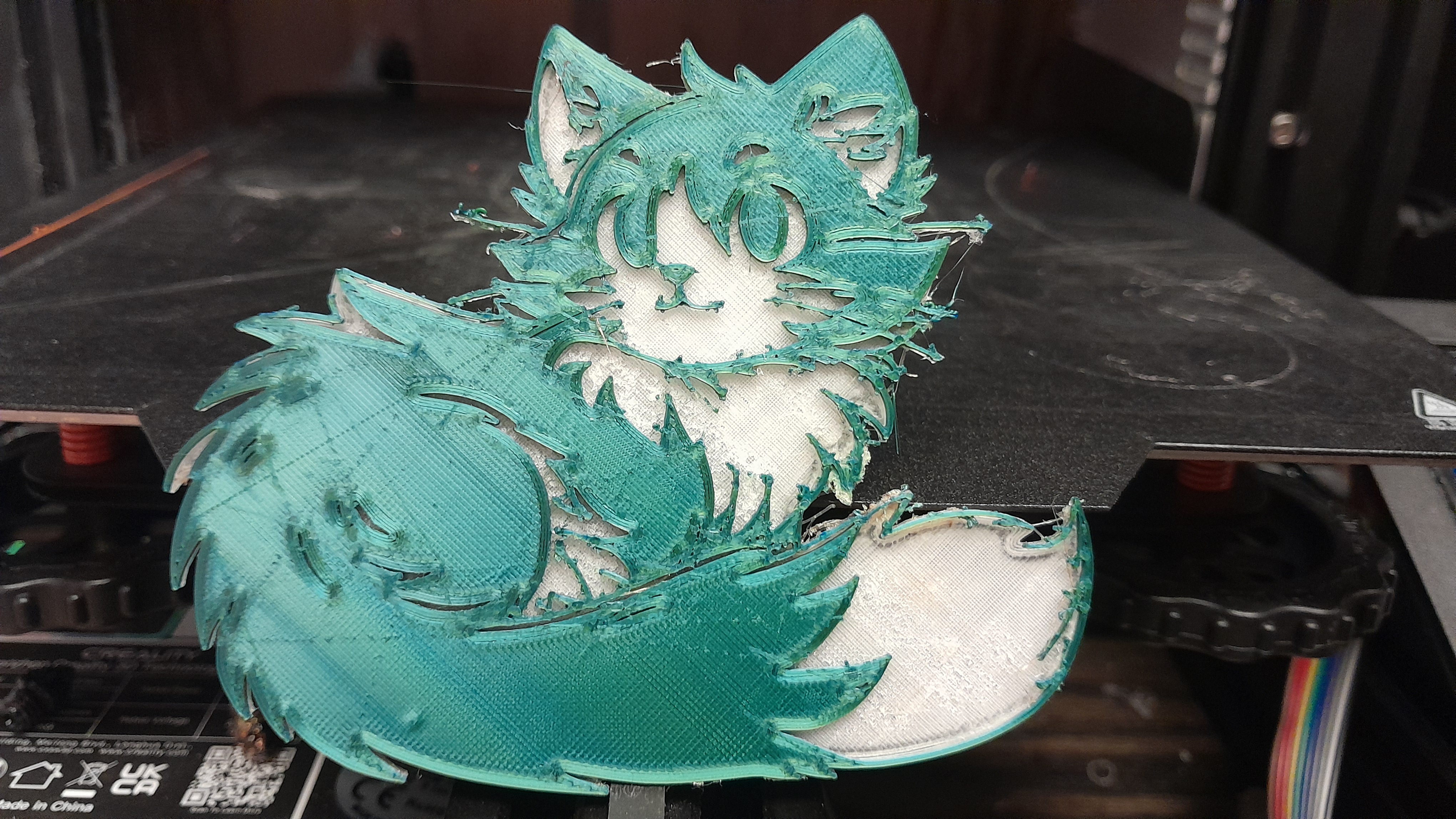 Cat wall art / desk decoration