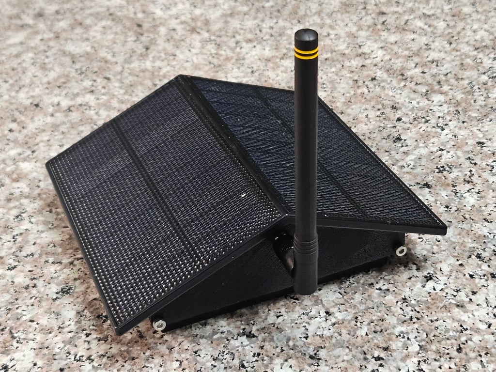 Miniatura 2 do modelo 3D Meshtastic birdhouse node