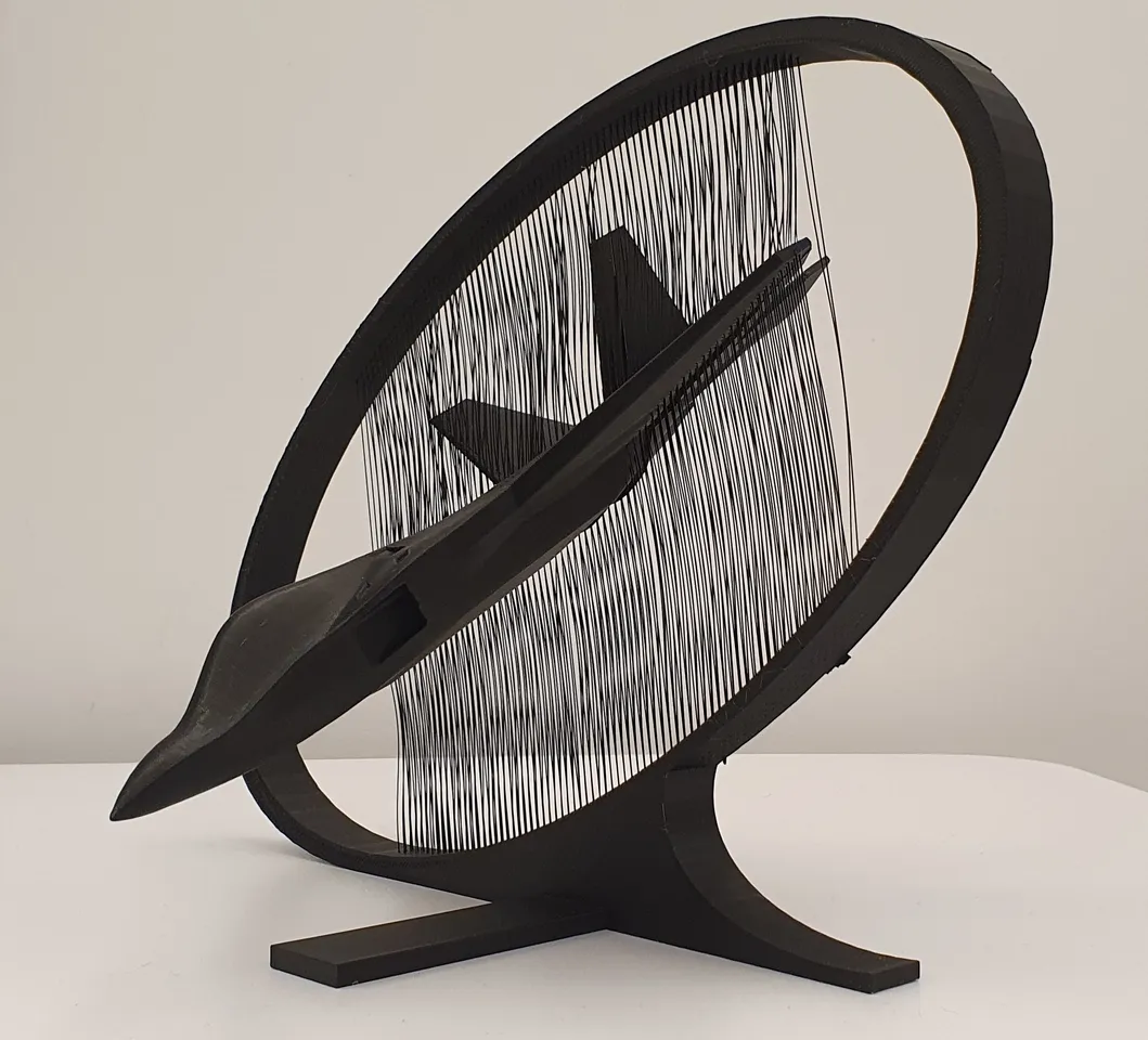 F-22 Raptor - String art display - Aiming by Raskal | Download free STL ...