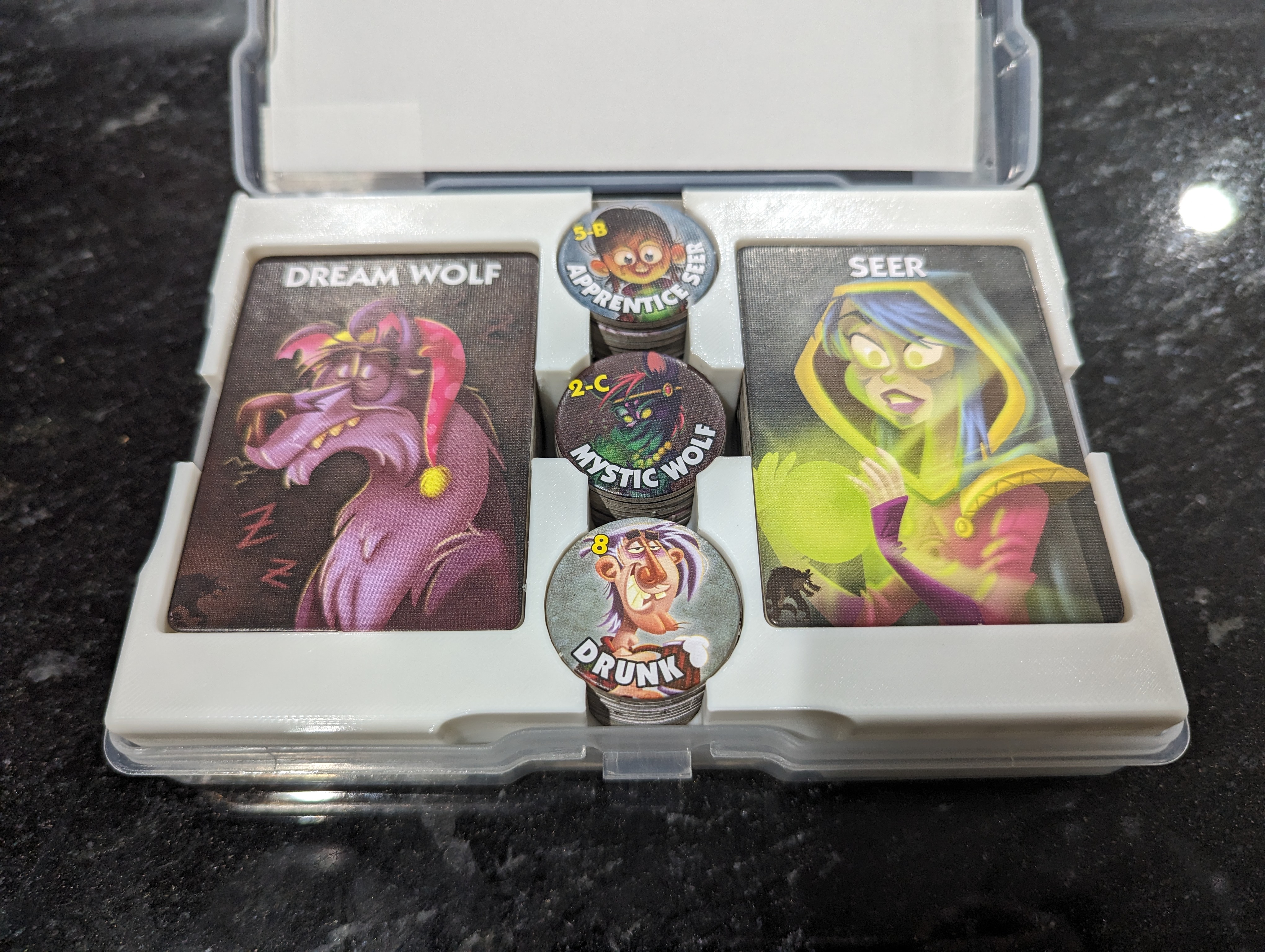 One Night Ultimate Werewolf Photo Caddy Insert 3D model thumbnail