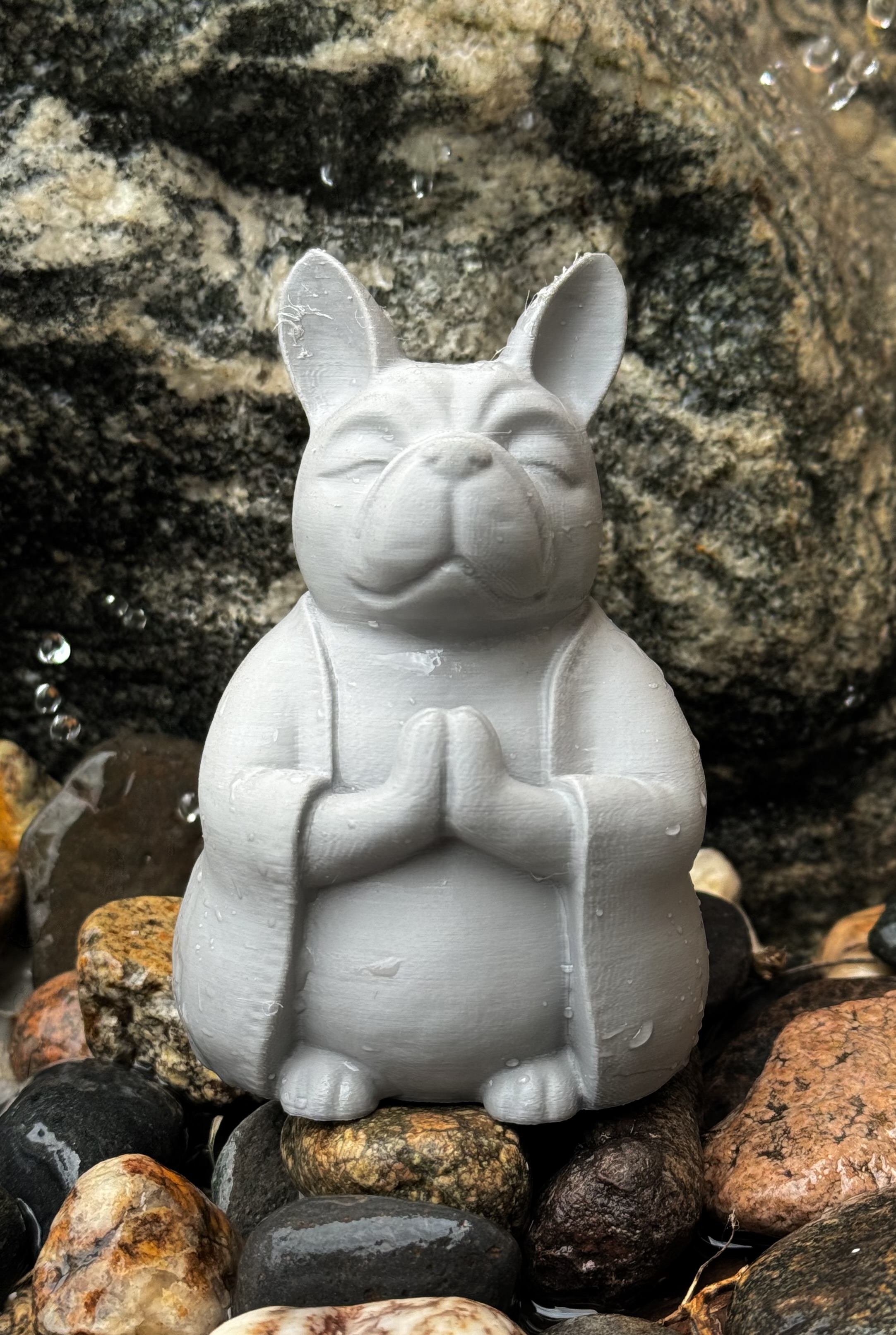 Praying/Meditating French Bulldog