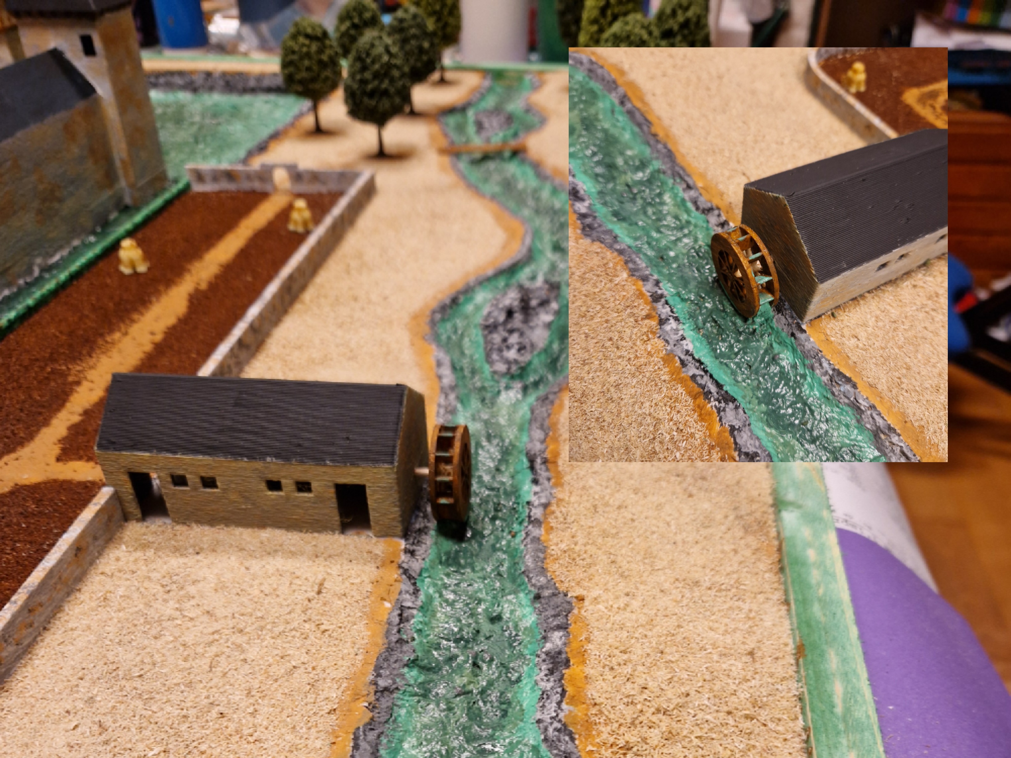 Medieval Water Mill – Crupet Project (1:150)