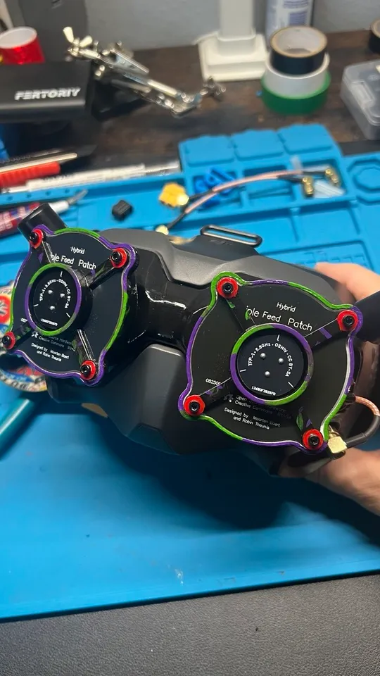 DJI Goggles V2 Triple Path antenna x2 by Arkadii Emelianov