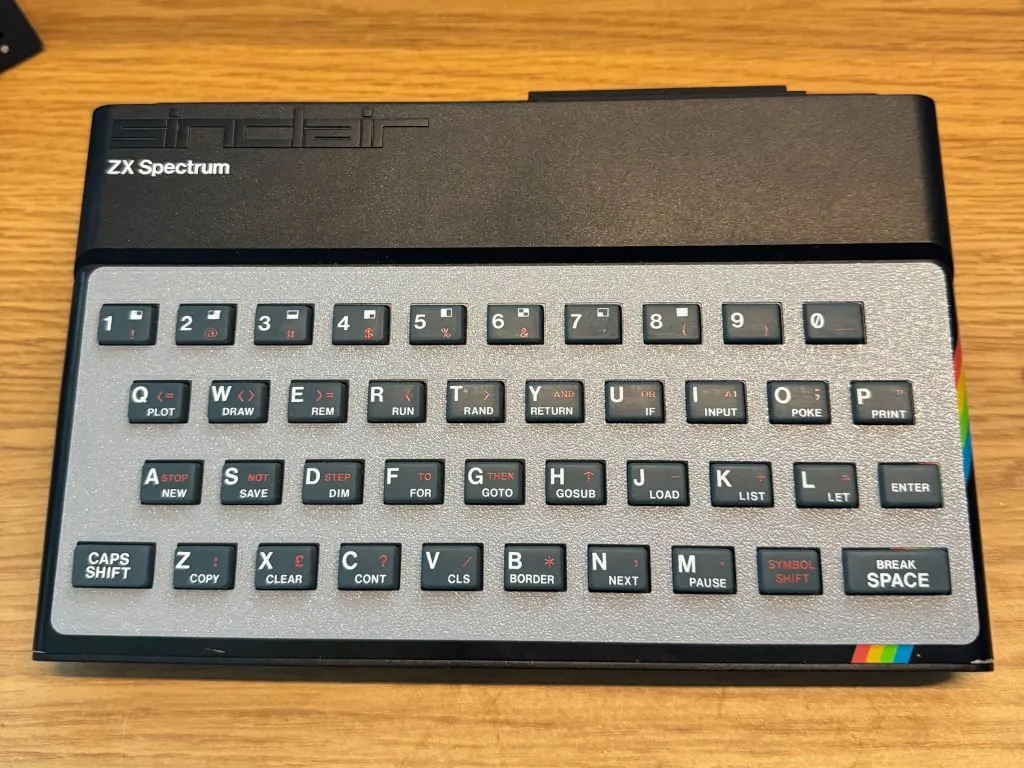 ZX Spectrum Keyboard Overlay for 48k Rubber Key Model by TomDD 