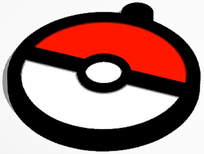 Pokeball Keychain