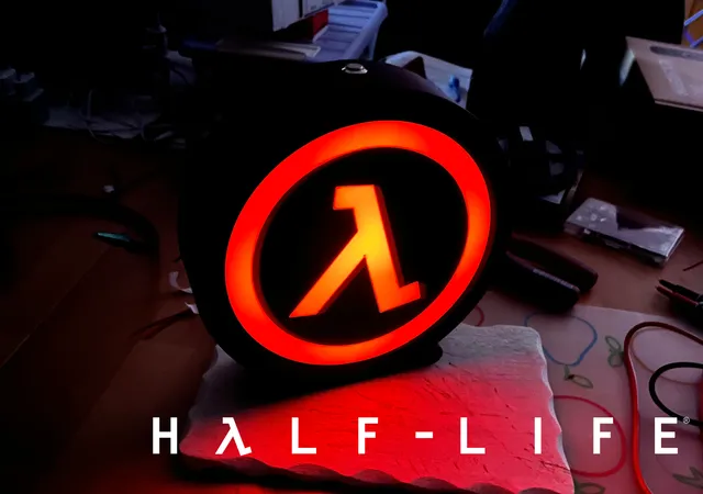 Half Life Lampe