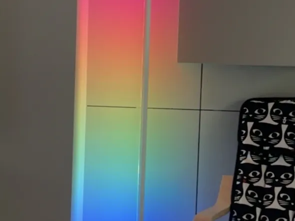 RGB corner lamp foot