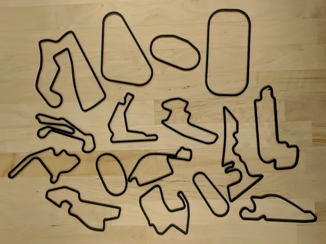 IndyCar 2019 Scaled Race Tracks