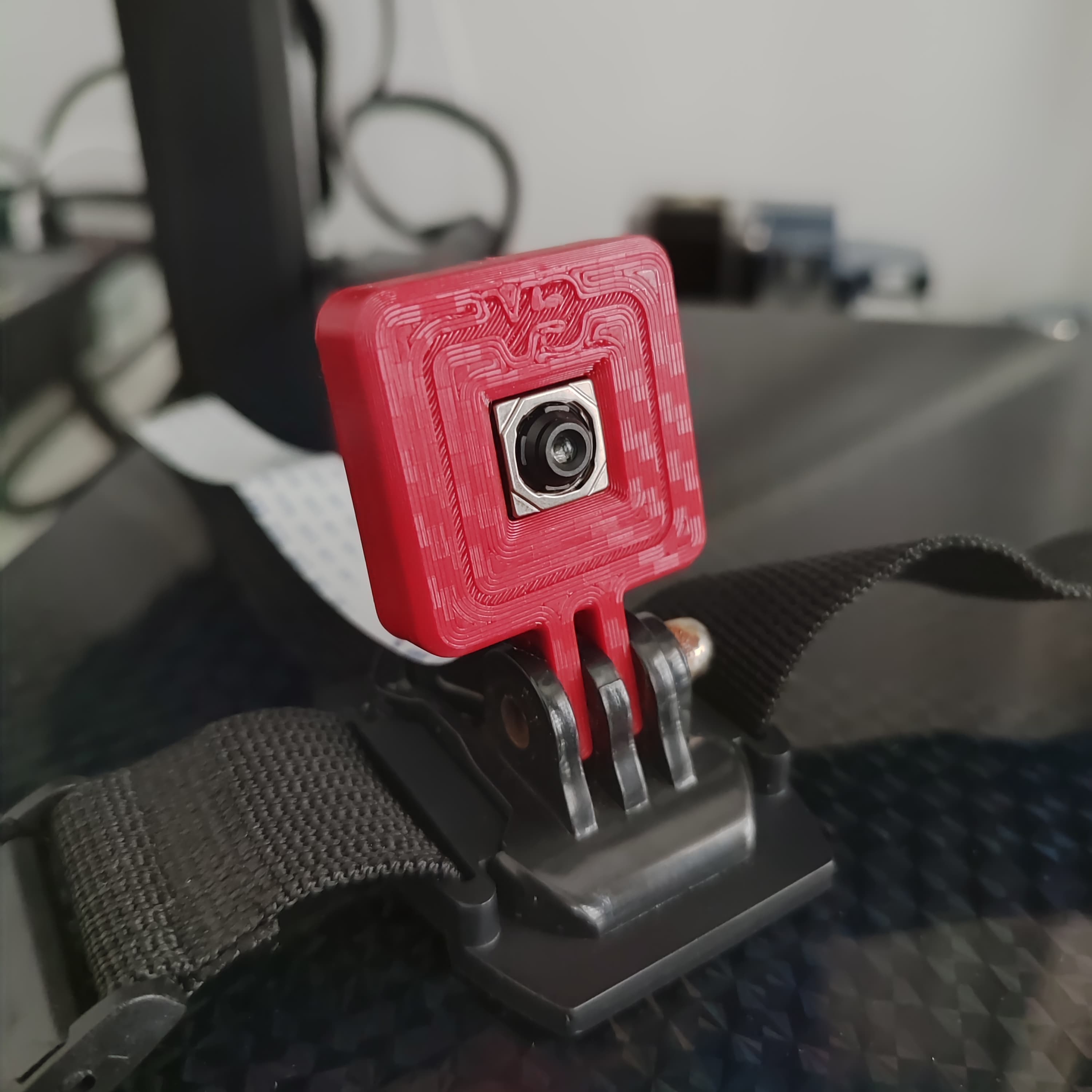 Raspberry Pi Camera Module 3 Case Go Pro (or any action cam) Mount ...