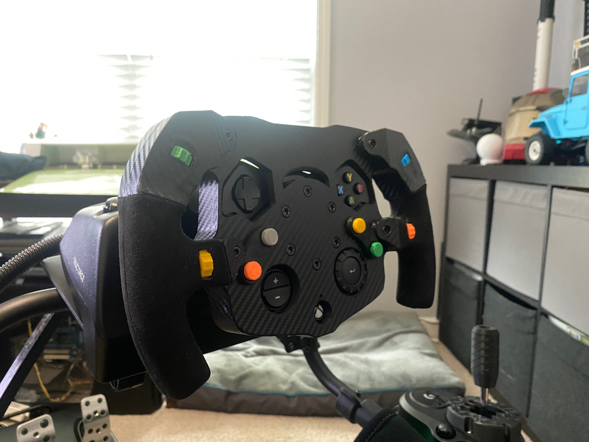 Logitech g F1 Style Steering Wheel 3D model thumbnail