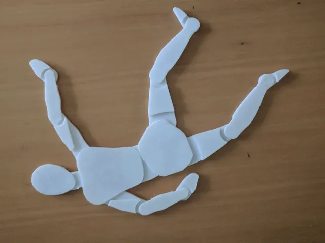 Human body template