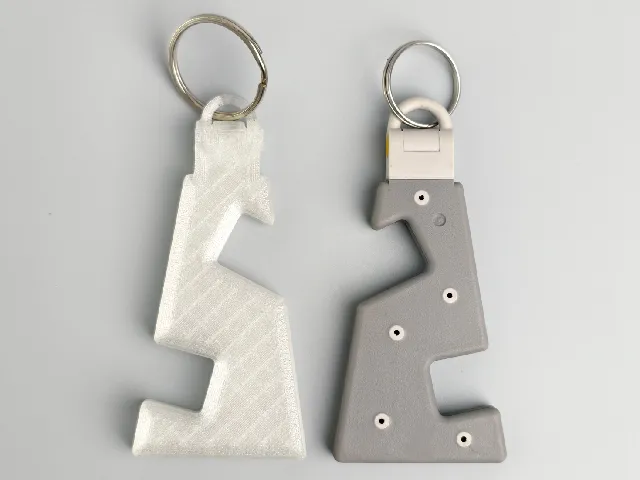 Nordic Minimal Foldable Phone Stand — Keychain-Friendly, Metal-Free