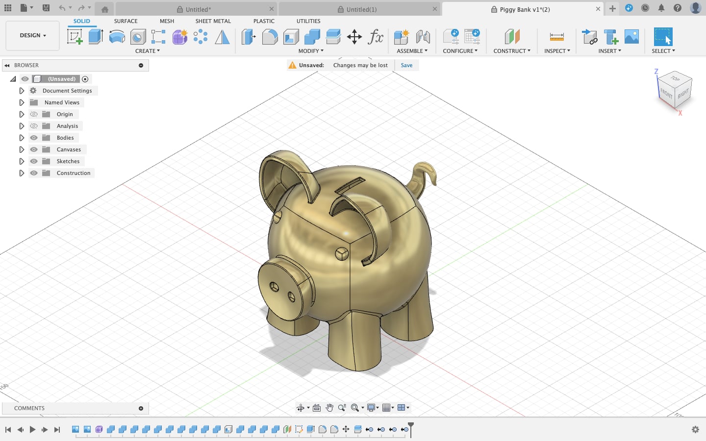 Piggy bank model