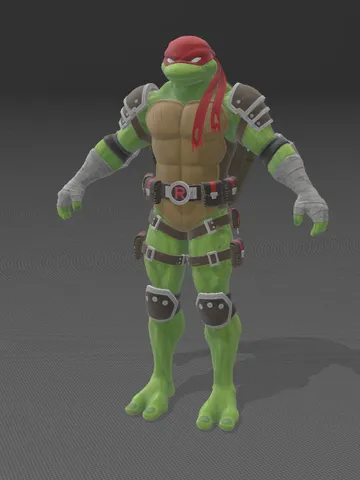 TMNT set Fortnite (Donatello, Michelangelo, Raphael,Leonardo) rip by mcka3ax40