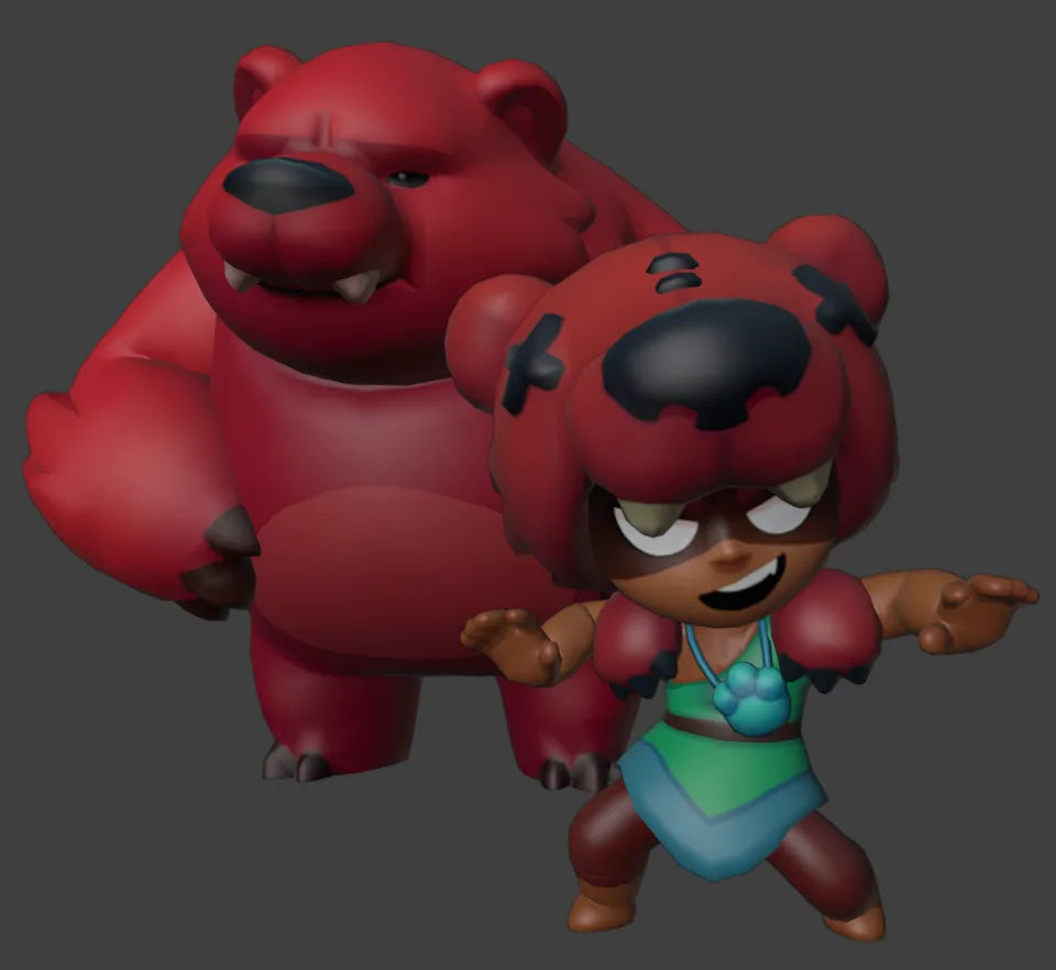 Nita - Brawl stars by GoatGamez | Download free STL model | Printables.com