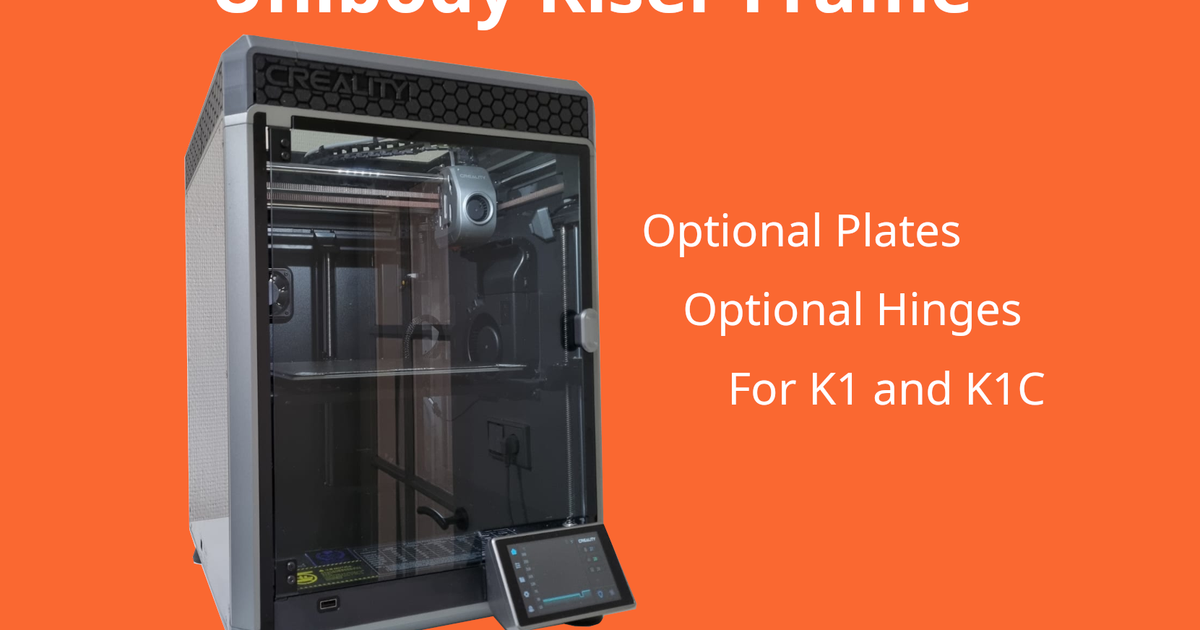 Creality K1 / K1C Unibody Riser por BlenderRender | Descargar modelo ...