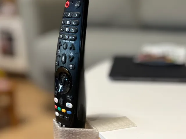 Remote holder for table, no support needed