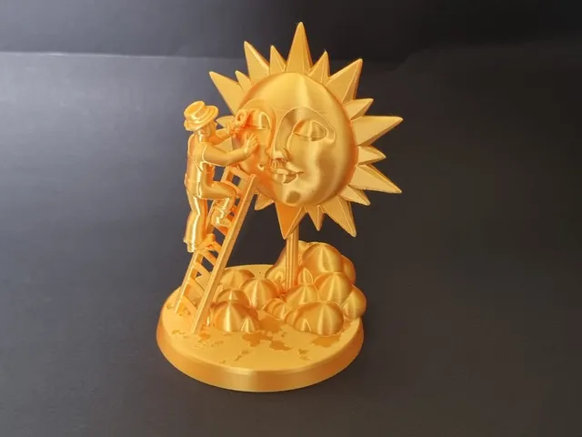 The Sun Polisher sculpture