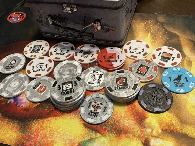 MTG Poker Chip Style Tokens