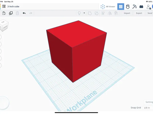 3 inch cube