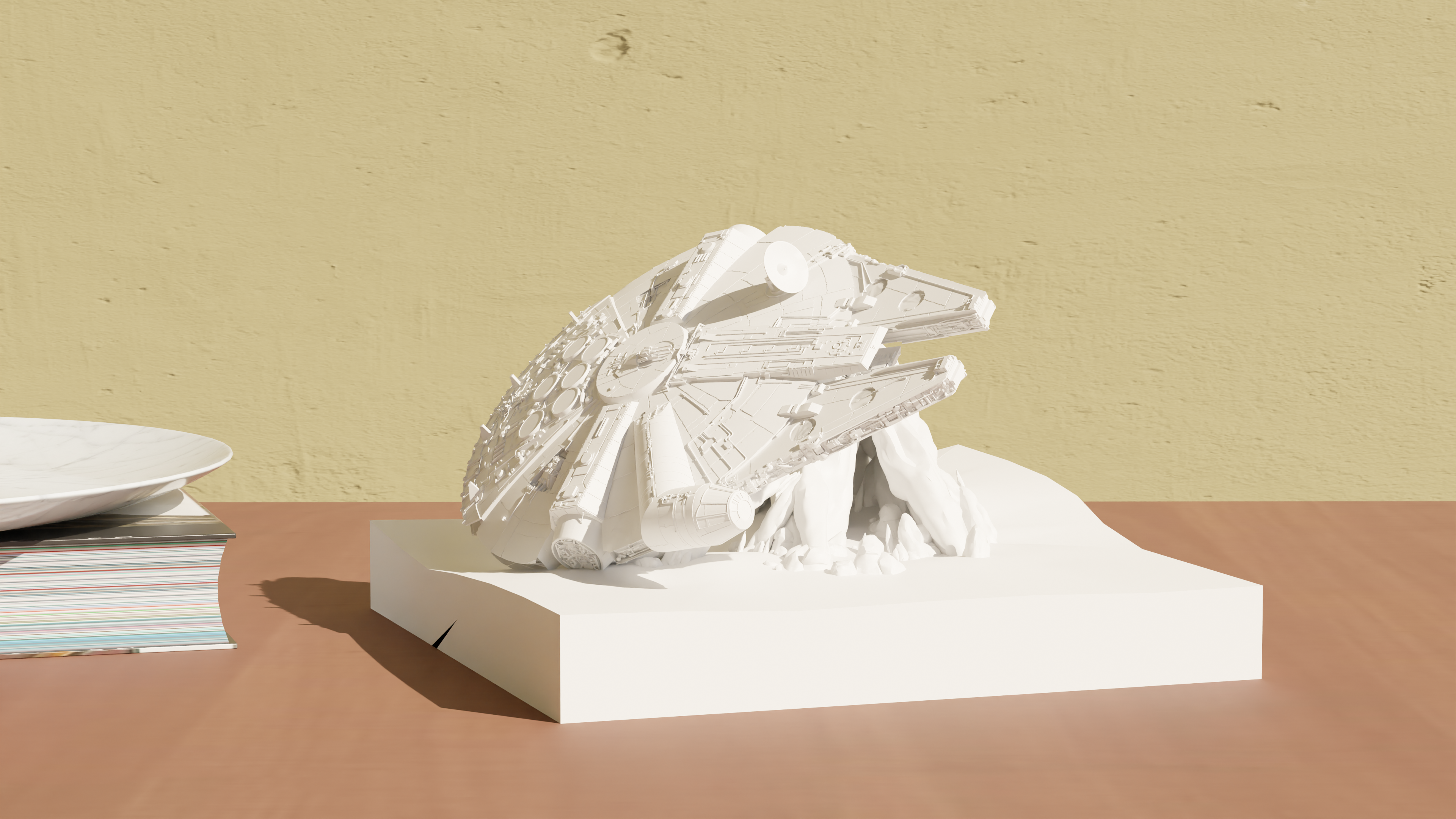 Millennium Falcon Flying - Star Wars Home Decoration