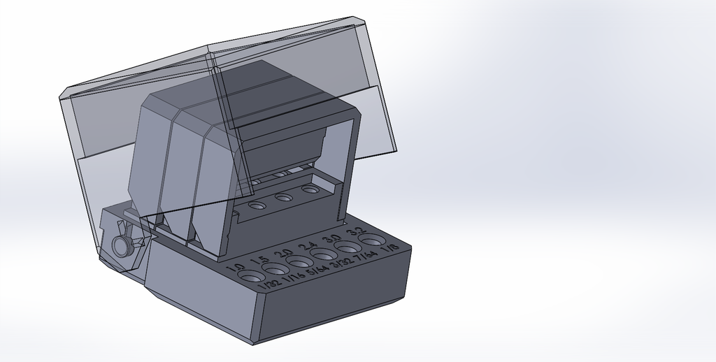 Tool Box for Proxxon MF70 / Micro CNC Mill